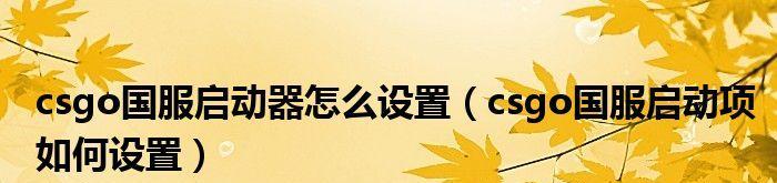 如何设置添加启动项命令（简便有效的方法让你的计算机开机更快）