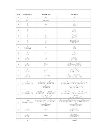 电脑公式表格公式大全——提高办公效率的利器（利用电脑公式表格）