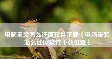 详解台式电脑重装程序步骤（完美重装）