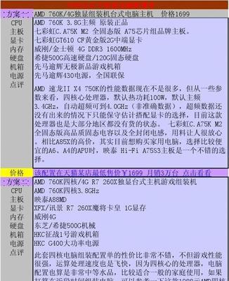 4000元电脑配置清单表怎么选？哪些配件性价比高？