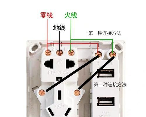 明装五孔双usb接线方法是什么？接线错误会导致什么问题？